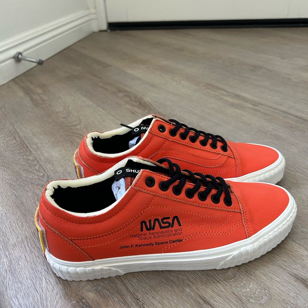 Vans NASA Orange Sneakers SIZE 9M